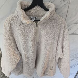 Athleta Cream Sherpa Jacket